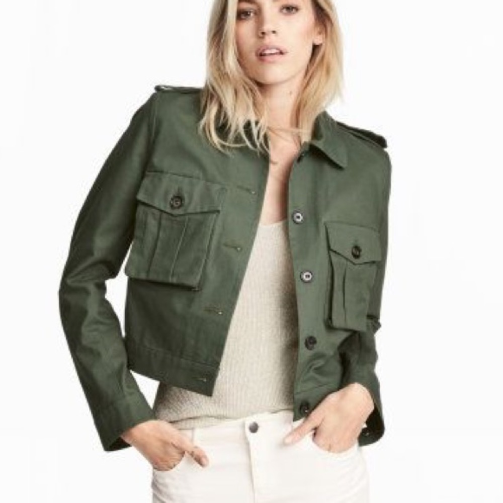 H&M TWILL SHORT JACKET 2